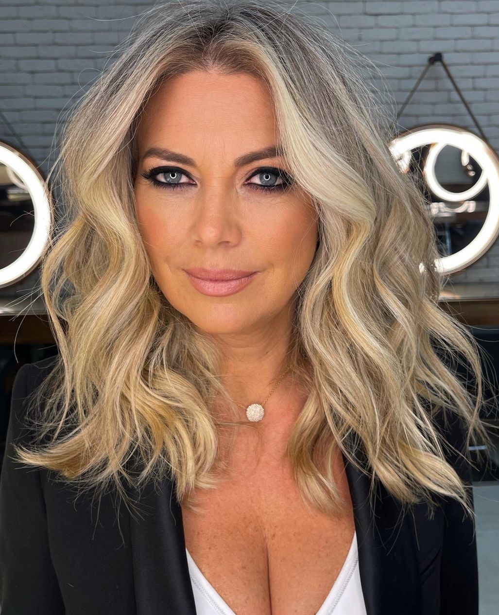 Warm and Cool Age-Defying Blonde Balayage