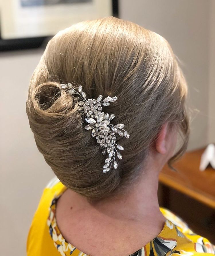 Mother-of-the-Bride Polished French Twist