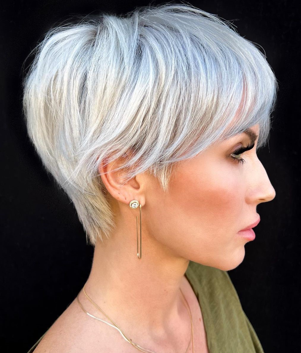 Tapered Layered Wash-and-Go Pixie Haircut